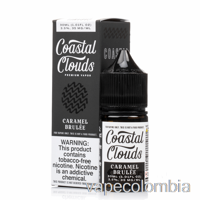 Vape Desechable Caramelo Brulee Sal - Nubes Costeras Co. - 30ml 35mg